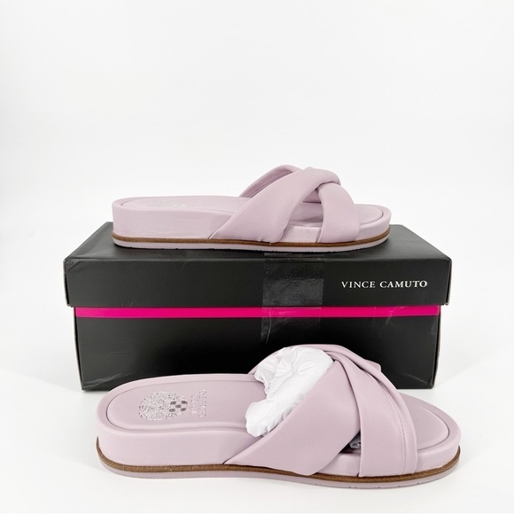 NWT VINCE CAMUTO Krissamel Slide Lavender Haze Size 6 - Picture 4 of 6